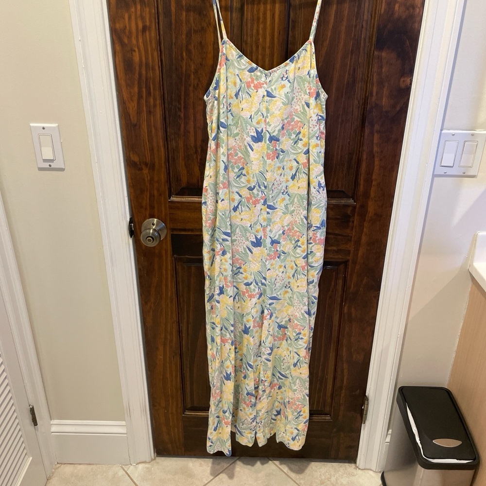 Floral Wide Leg Jumpsuit